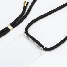 TheMobileStore - Boom Halsbandsrem Rope - Black Cord