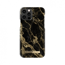 iDeal of Sweden - iDeal Fashion Case iPhone 12 & 12 Pro Golden Smoke Marble