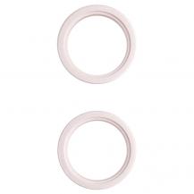 SpareParts - iPhone 13 Mini Kameraring (2-pack) - Vit