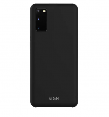 SiGN - SiGN Galaxy S20 Plus Skal Liquid Silicone - Svart