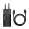 BASEUS - Baseus EU Super Vggladdare USB-C Kabel 1m 25W - Svart