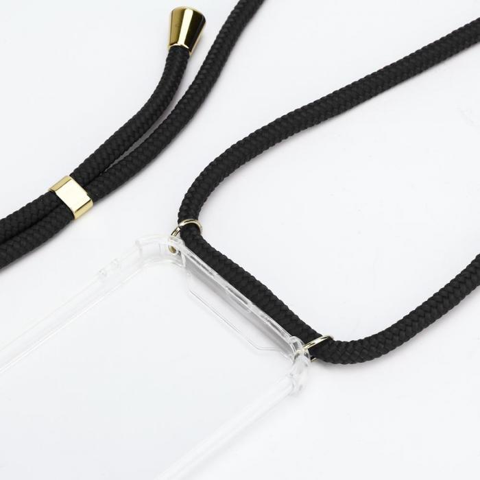 CoveredGear-Necklace - Boom Galaxy A20e mobilhalsband skal - Black Cord