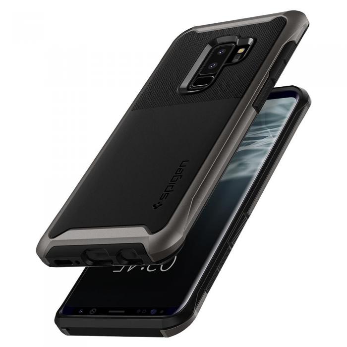 UTGATT4 - Spigen Neo Hybrid Urban Skal till Samsung Galaxy S9 Plus - Gunmetal