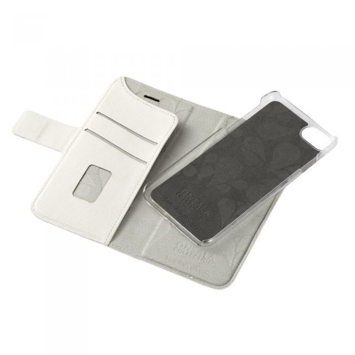 UTGATT5 - ONSALA Mobilfodral Saffiano White iPhone 7/8/SE 2020