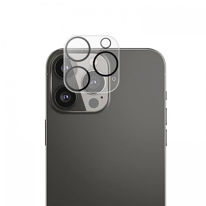 Mocolo - Mocolo iPhone 15 Pro Max Kameralinsskydd i Hrdat glas HD