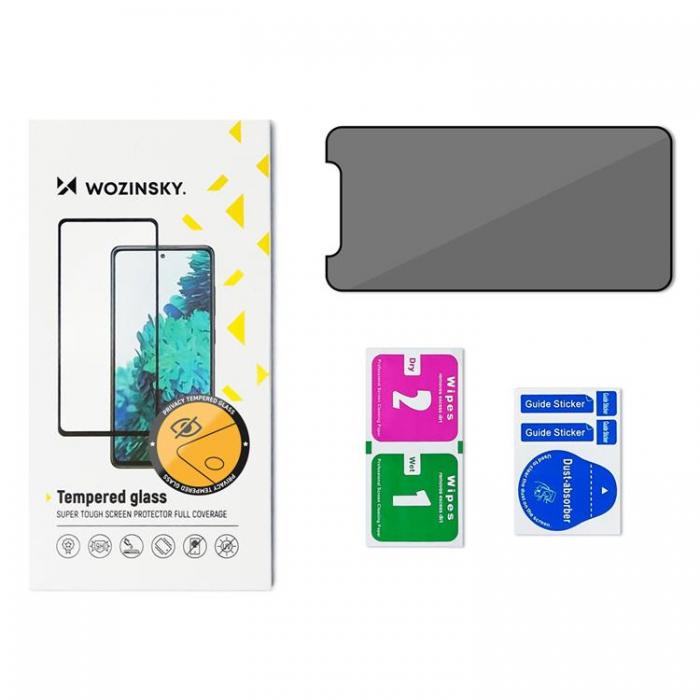 Wozinsky - Wozinsky Galaxy S23 Plus Hrdat Glas Skrmskydd Anti Spy Privacy