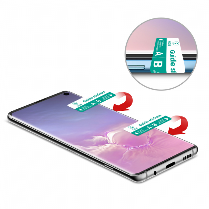 SiGN - SiGN 3D Curved Skrmskydd fr Samsung Galaxy S10