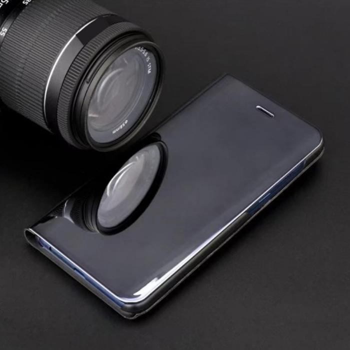 OEM - Smart Clear View fodral fr Samsung Galaxy S22 Ultra svart