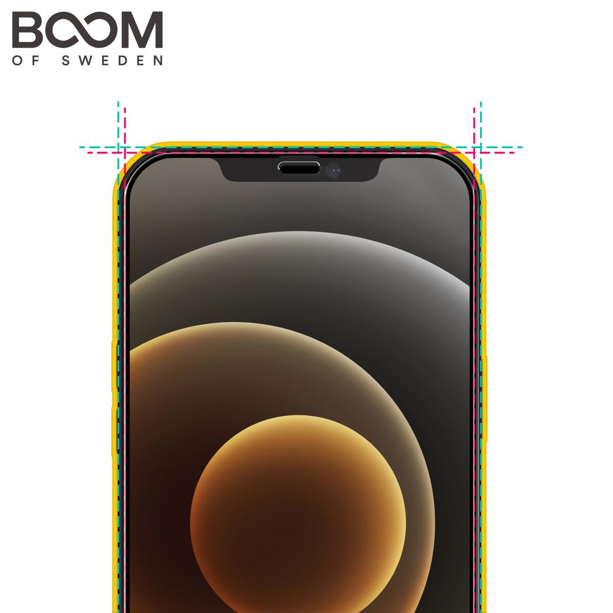Boom of Sweden - BOOM - Curved Glass Skärmskydd - iPhone 12 Mini