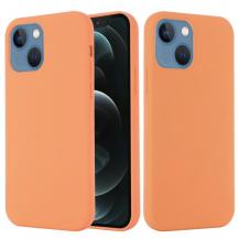 &#8233;Liquid Silicone MagSafe Magnetic Skal iPhone 12 - Orange&#8233;