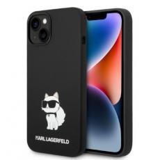 KARL LAGERFELD - Karl Lagerfeld Magsafe iPhone 14 Plus Skal Choupette Silicone - Svart