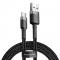 BASEUS - BASEUS Cafule USB-C Cable 300 cm Gr / Svart