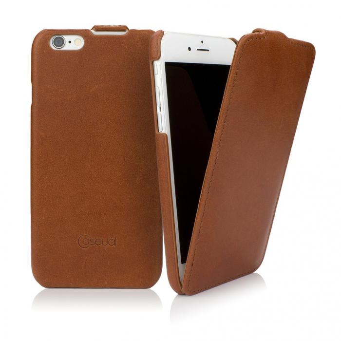 UTGATT5 - CASEual LeatherFlip fr iPhone 6/6s - Italian Brown