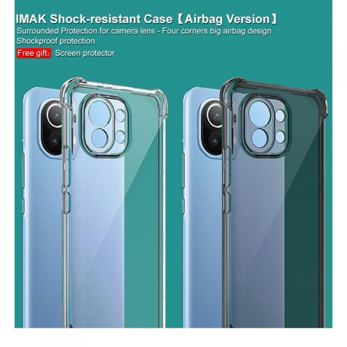 Imak - IMAK - Mobilskal + skrmskydd Til Xiaomi Mi 11 - Transparent