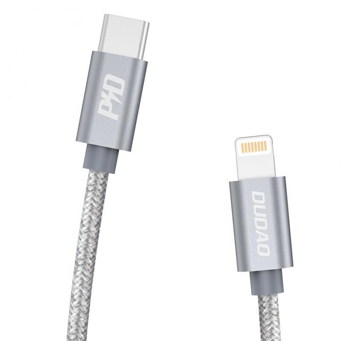 UTGATT5 - Dudao USB Type C lightning 45W 1m Kabel Gr