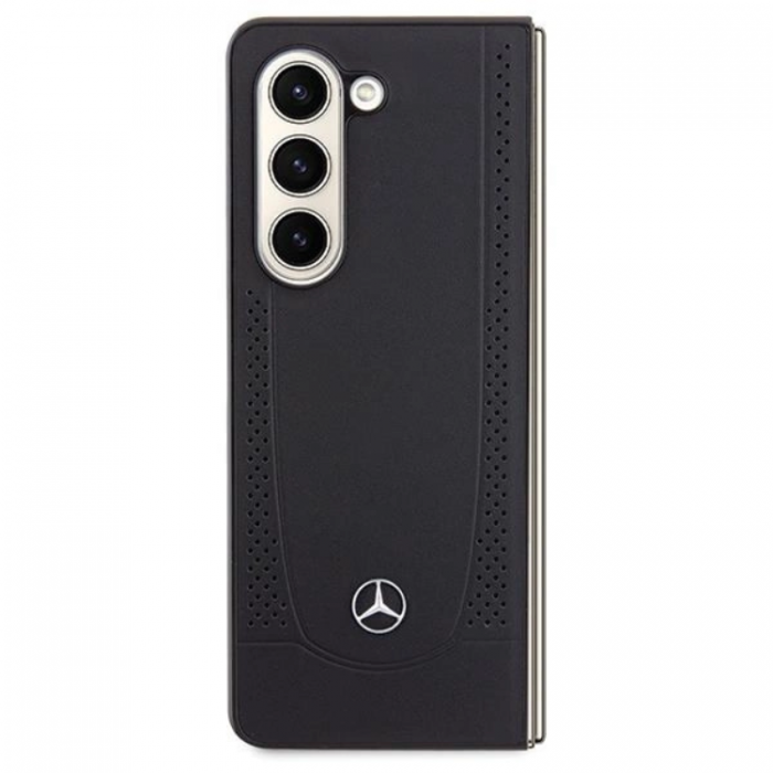 Mercedes - Mercedes Galaxy Z Fold 5 Mobilskal Lder Urban Line - Svart