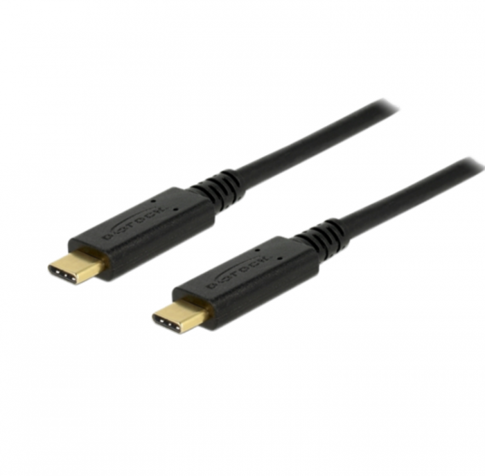 UTGATT1 - DeLock USB-C till USB-C Kabel 1m Gen 2 - Svart