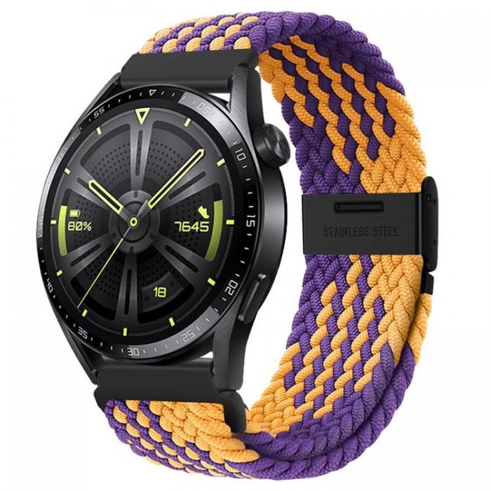 A-One Brand - Galaxy Watch 6 (40mm) Armband Hoco Braided Nylon - Lila