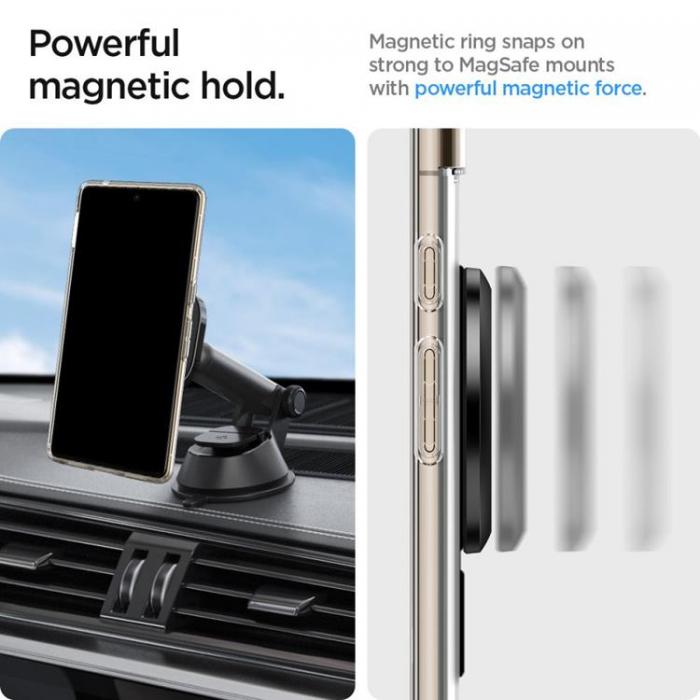 Spigen - Spigen Onetap Magnetic Magsafe Ring Plate - Carbon