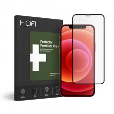 Hofi - HOFI Full Pro Härdat Glas Skärmskydd iPhone 12 & 12 Pro - Svart