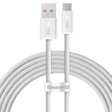 BASEUS - Baseus Dynamic USB Till USB Typ-C Kabel 100W 2m - Vit