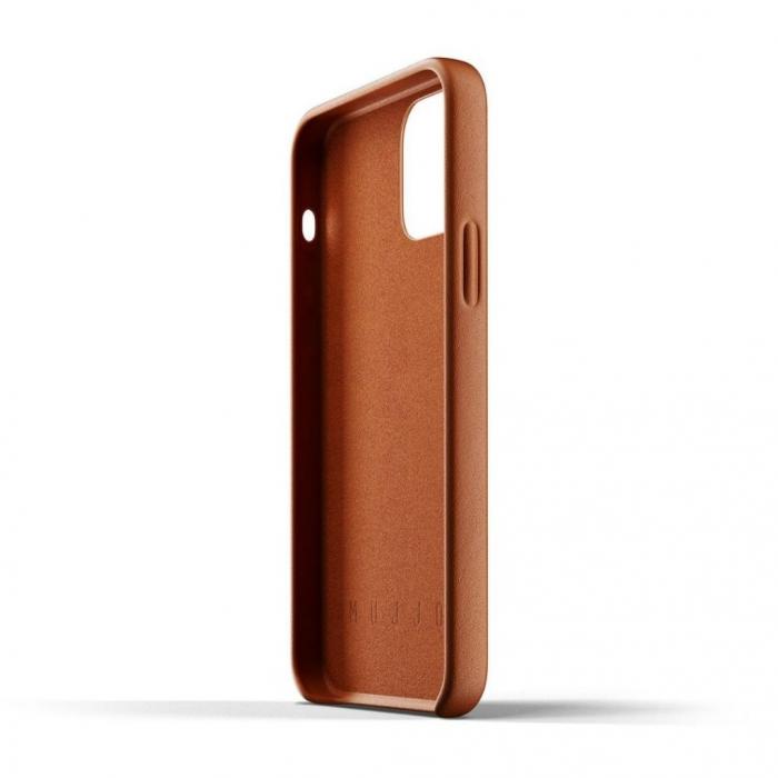 UTGATT4 - Mujjo Full Leather Wallet iPhone 12 & 12 Pro - Tan