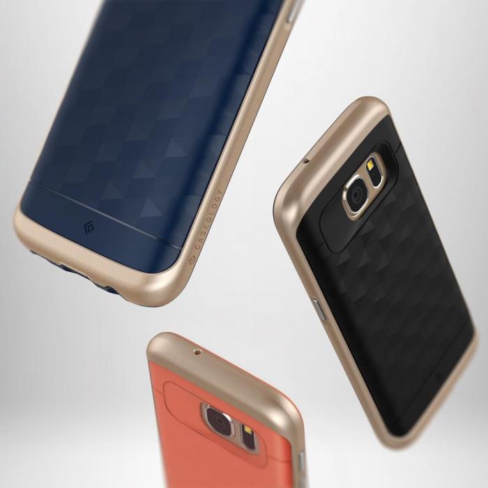 UTGATT5 - Caseology Parallax Series BaksideSkal till Samsung Galaxy S7 Edge - Rosa