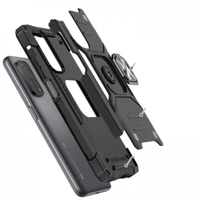 Wozinsky - Wozinsky Xiaomi Redmi Note 11/11S/11T/Poco M4 Pro 5G Skal Ring Armor - Bl