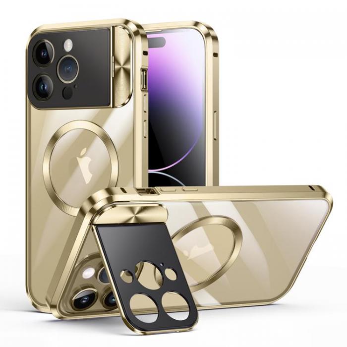 Boom of Sweden - BOOM iPhone 14 Pro Max Mobilskal Magsafe Metall Frame - Guld