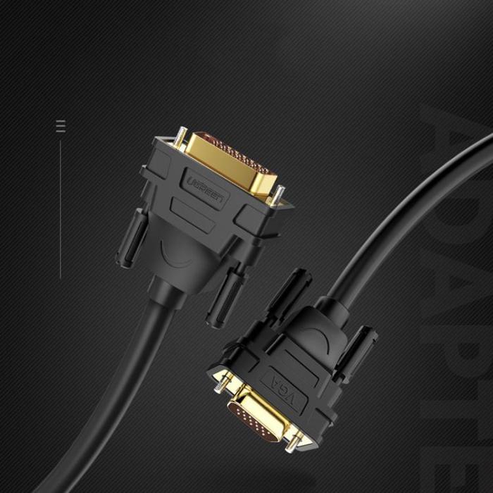 UTGATT1 - UGreen DVI Till VGA Kabel 2m - Svart