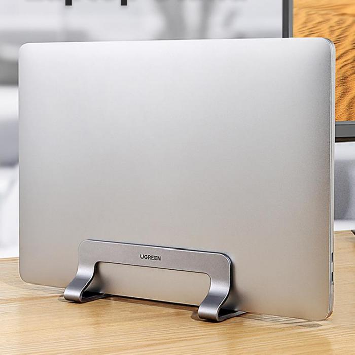 Ugreen - Ugreen Laptop Stand Vertical Almunium - Silver