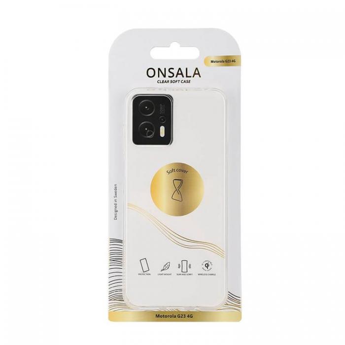 Onsala - Onsala Motorola Moto G23 4G Mobilskal TPU - Transparent