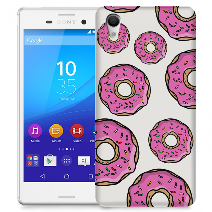 UTGATT5 - Skal till Sony Xperia M4 Aqua - Donuts