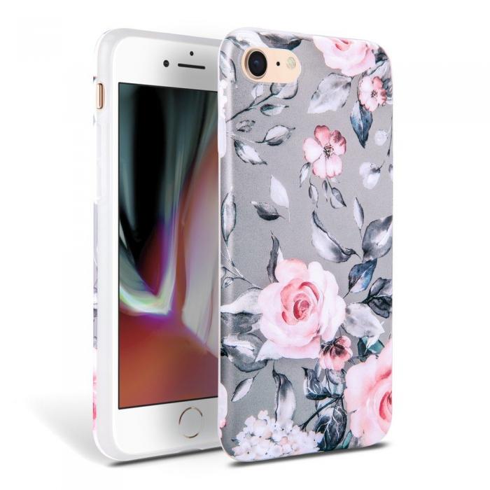 UTGATT5 - Tech-Protect Floral iPhone 7/8/SE 2020 Grey