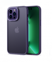 A-One Brand - iPhone 14 Pro Max Skal Kameraram i Aluminiumlegering - Lila