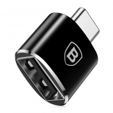 BASEUS - Baseus USB to USB Type-C Adapter - Svart