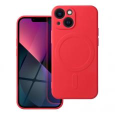 A-One Brand - iPhone 13 Mini Magsafe Skal Silikon - Röd