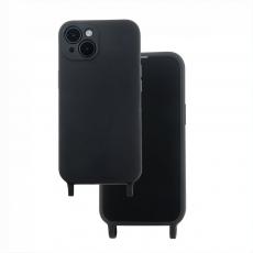 TelForceOne - Silikonfodral iPhone 14 Svart Hållbart Skydd