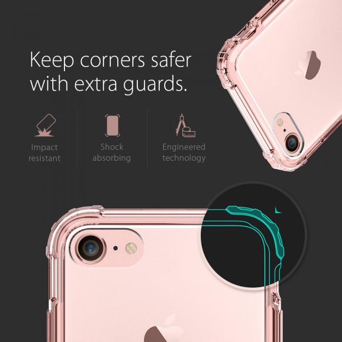 UTGATT5 - Spigen Crystal Shell Skal till Apple iPhone 8/7 - Clear