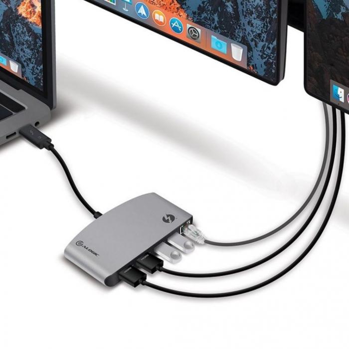 UTGATT1 - ALOGIC ThunderBolt 3 Dual HDMI portabel dockningsstation med 4K