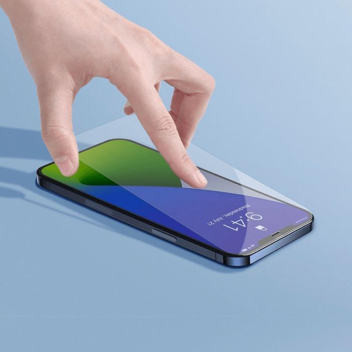 UTGATT4 - [2 PACK] Baseus 0,3 mm Anti-Bl ljus Hrdat glas iPhone 12 mini