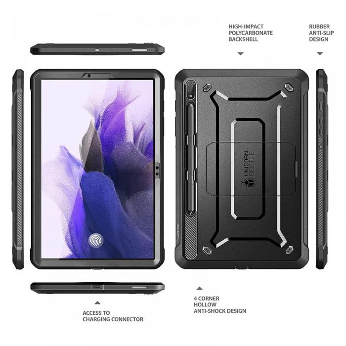 SupCase - Supcase Skal Unicorn Beetle Pro Galaxy Tab S7 Fe 5g 12.4 - Svart
