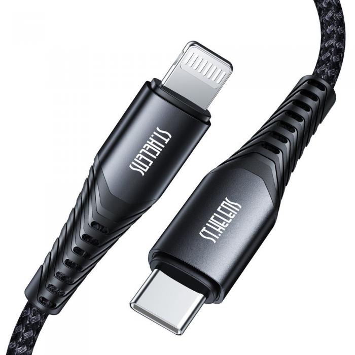 UTGATT1 - Joyroom Kabel MFI Lightning - USB - USB-C 2,1A 1,2m - Svart
