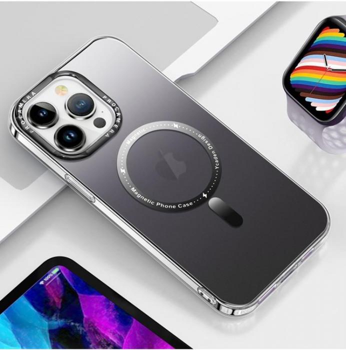 A-One Brand - iPhone 14 Pro Max Mobilskal Magsafe Gradient - Svart