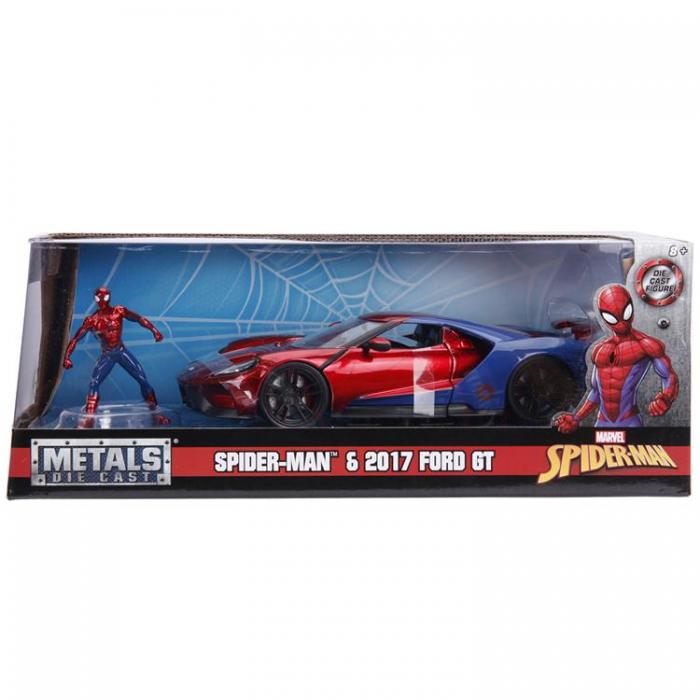 UTGATT1 - JADA TOYS Marvel Spiderman 2017 Ford GT 1:24