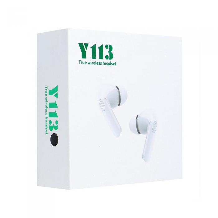 A-One Brand - Trdlst headset stereo TWS Y113 + dockningsstation svart