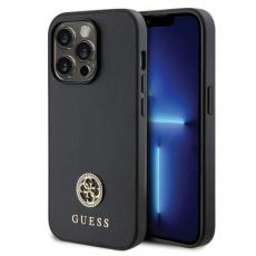 Guess - Guess iPhone 15 Pro Max Mobilskal Strass Metal Logo - Svart