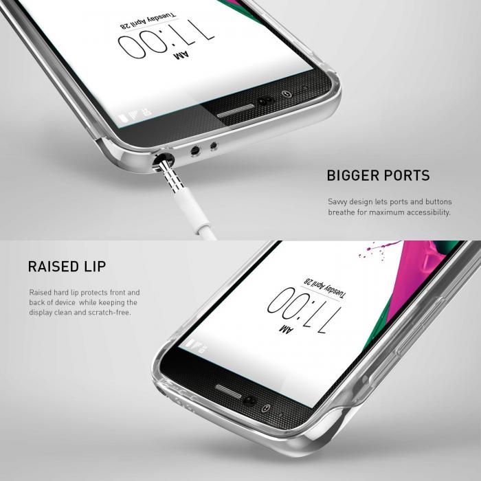 UTGATT5 - Caseology Skyfall Series Skal till LG G5 - Silver