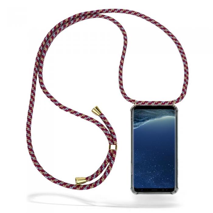 UTGATT1 - Boom Galaxy S8 mobilhalsband skal - Red Camo Cord