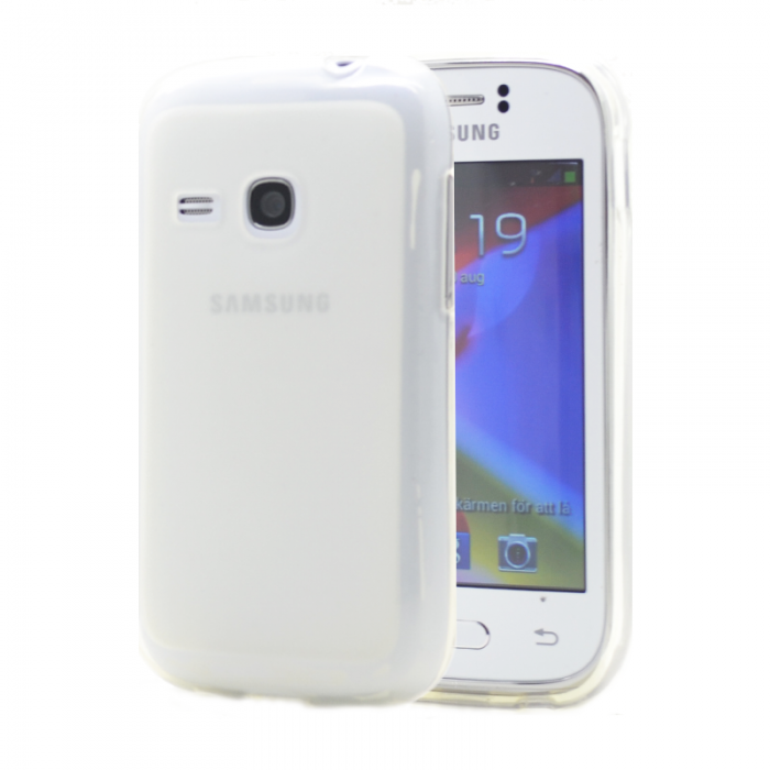 UTGATT4 - FlexiCase Skal till Samsung Galaxy Young S6310 - (Transparent)